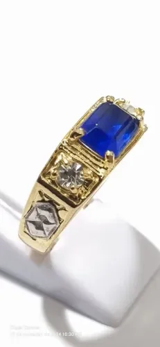 ANEL DE FORMATURA ADM Banhado a OURO 18 K
