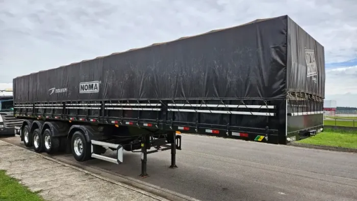 Carreta 4 Eixo Graneleira Noma Ano 24 0km 13.5 x 1.80Pneus BF Rodas de alumínio comp naval