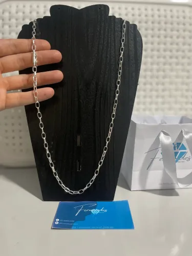 Cordão Prata 950 Tijolinho melhor preço e qualidade do mercado.