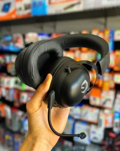 Headset Gamer H'MASTON SNS11 Pro - Fone de Ouvido Profissional, HIFI e RGB LED!
