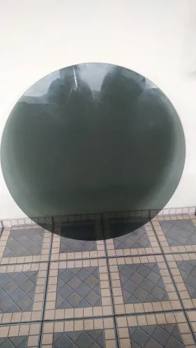 Tampo de mesa em vidro 1 metro diâmetro