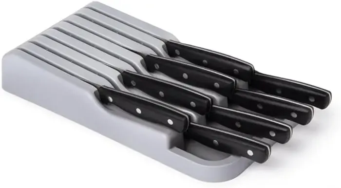 Organizador de Facas para Gavetas, Bancada e Mesa de Cozinha