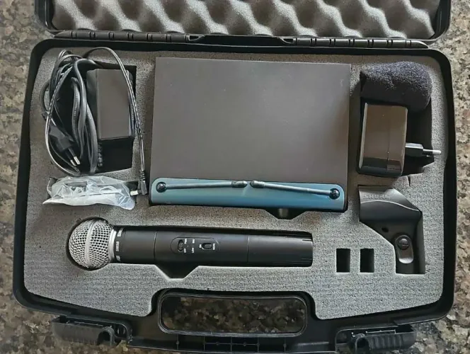 Microfone Shure sem fio