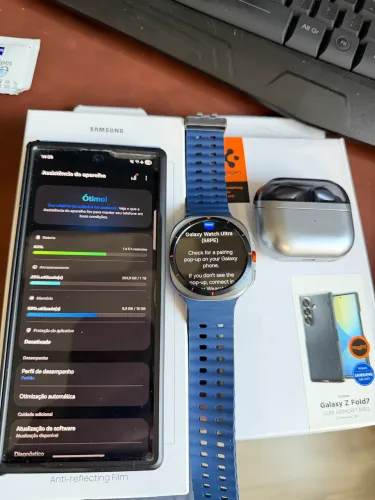 Kit Galaxy Z Fold 7 1TB/16GB Nacional NF + Watch Ultra 64GB + Buds Pro3 + ACC