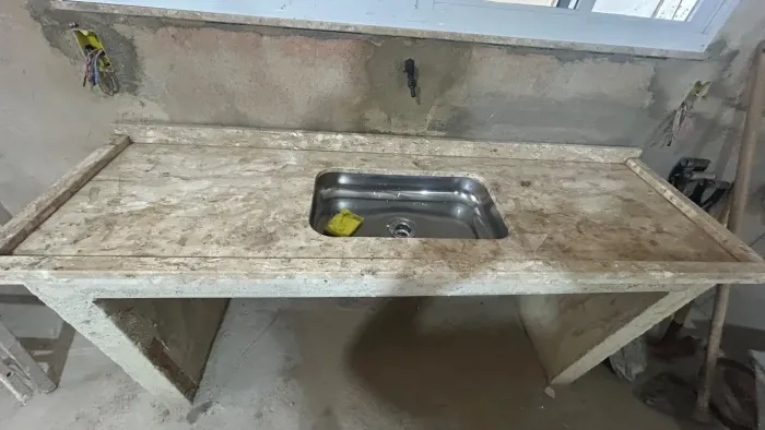 Pia cozinha Bege Bahia