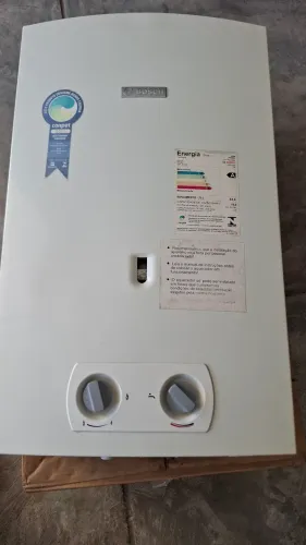 Aquecedor a gás bosch GWH 325B GN 16L.