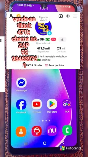 Vende-se, leia o printe que tá na foto