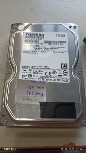 Hd Toshiba 500 GB
