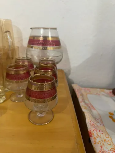 Conjunto para Licor/Conhaque em Vidro - 6 Peças