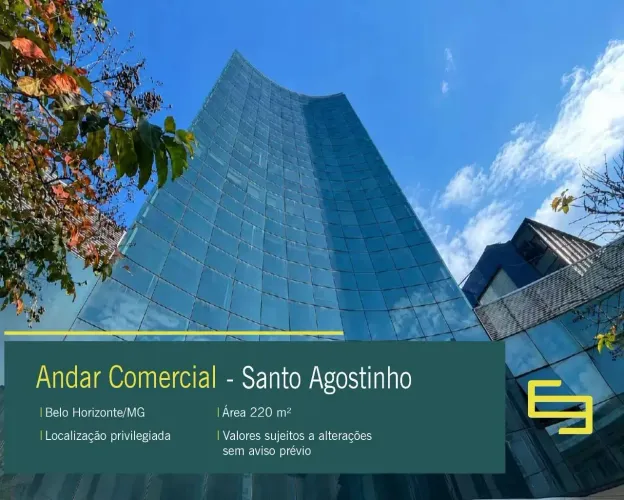 Andar Comercial à venda no bairro Santo Agostinho em Belo Horizonte/MG