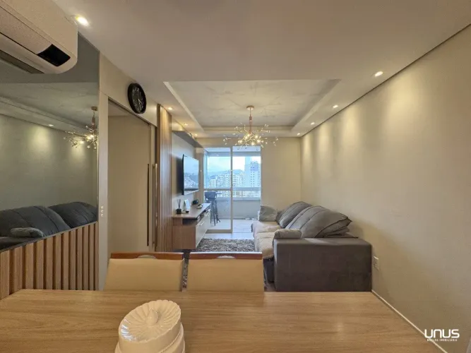 Apartamento com 2 quartos com suíte em Campinas, São José/SC