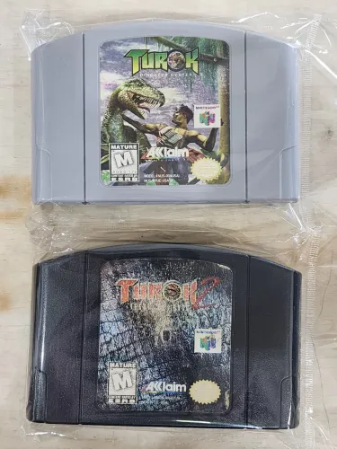 Turok 1 e 2 de Nintendo 64