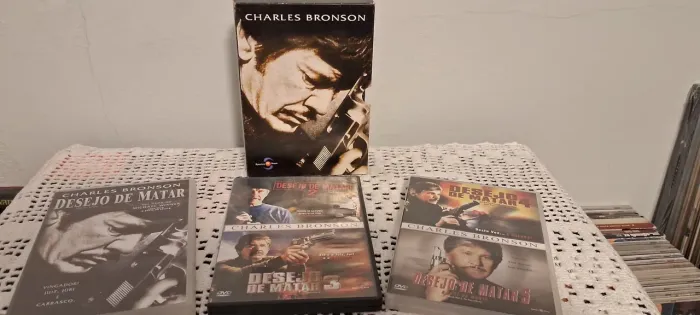 BOX DVD DESEJO DE MATAR 1 ao 5