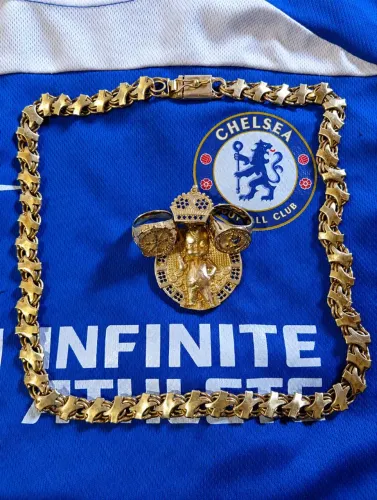 CORDÃO CORRENTE PERSONALIZADA 100% MOEDA ANTIGA GARANTIA ATERNA DA COR