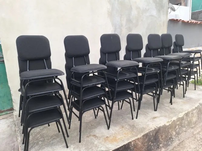 CADEIRAS FIXAS ESTOFADAS DIRETO DA FÁBRICA - JAFLEX CADEIRAS