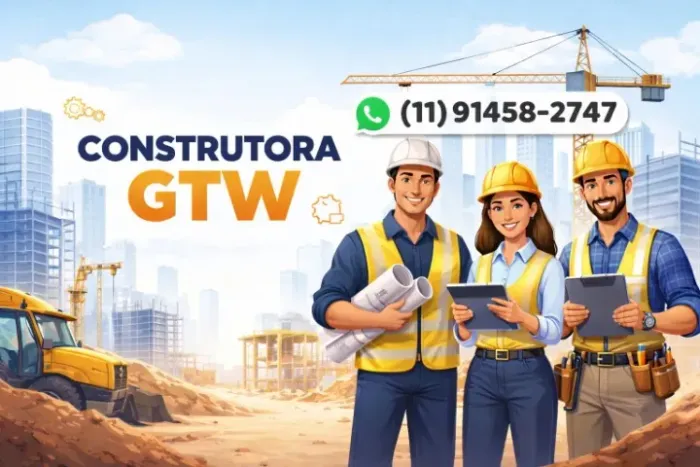 Vaga de Encarregado de Obras e Ajudante de Pedreiro