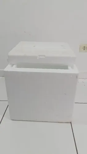 Caixa térmica de isopor