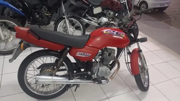 Honda cg 125 titan 1997 - vermelha - Documentada, só tranferir- Moto de trabalho .