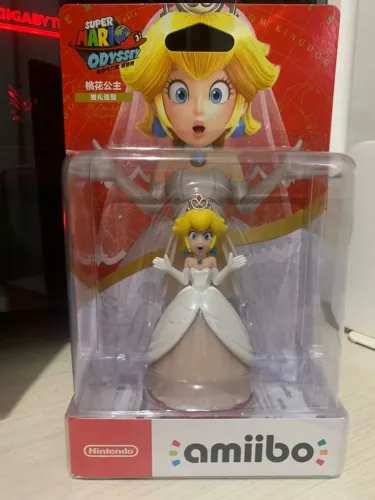 Amiibo Super Mario Odyssey - Peach Lacrado