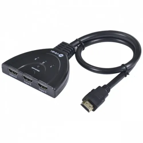Switch Hdmi 3 Entradas e 1 Saida 1.3v Com Suporte 3d e 1080p *ENTREGA GRÁTIS*