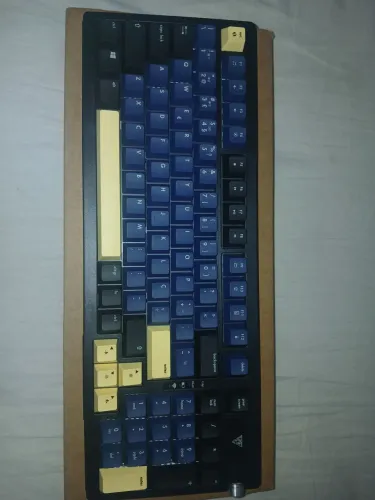 Teclado Mecânico Huajan FG98 Sem fio Azul RGB2 Hotswap