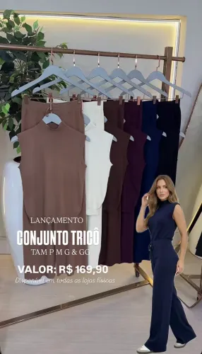 CONJUNTO TRICÔ