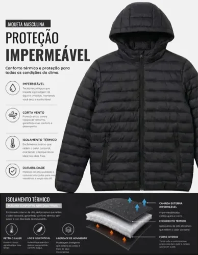 Jaqueta masculina