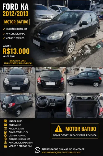 Ford KA 1.0 8v/1.0 8V ST Flex 3P 2013