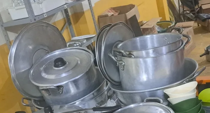 Lote de panelas para fogão industrial 