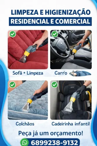 Higienização de estofados ?