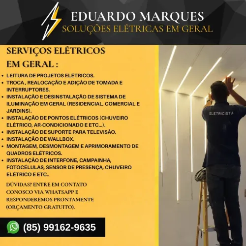 Eletricista em Fortaleza, Eusébio e região 24 horas metropolitana 