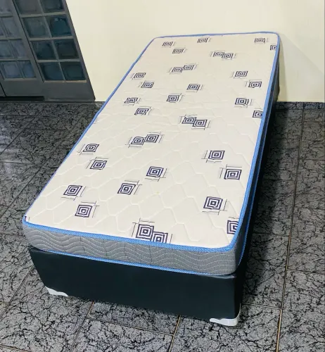 CAMA BOX SOLTEIRO COLCHÃO ORTOBOM PERFEITO ESTADO