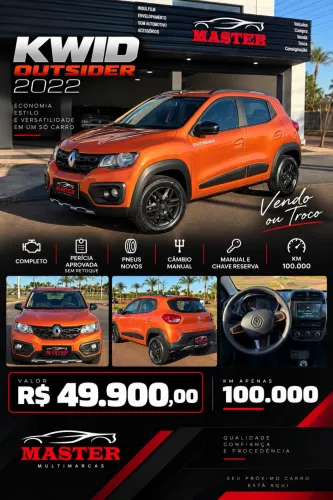 Renault Kwid Outsider 1.0 Flex 12V 5P Mec. 2022