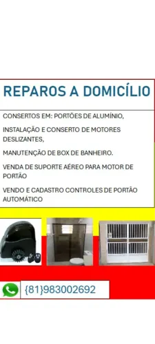 Conserto de portão e motor 