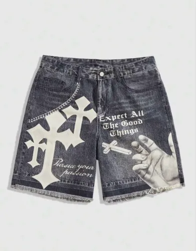 SHORTS JEANS , CARGO STREET HIP HOP