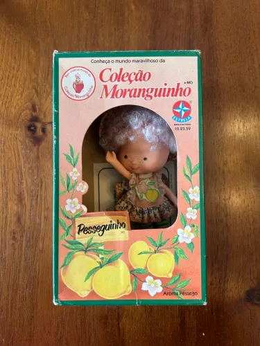 Boneca Pesseguinho coleção Moranguinho dec 1980