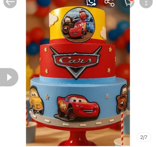 Vendo bolo fake de carros 