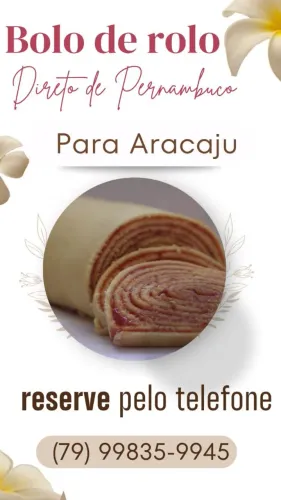 Bolo de rolo diretamente de Pernambuco 