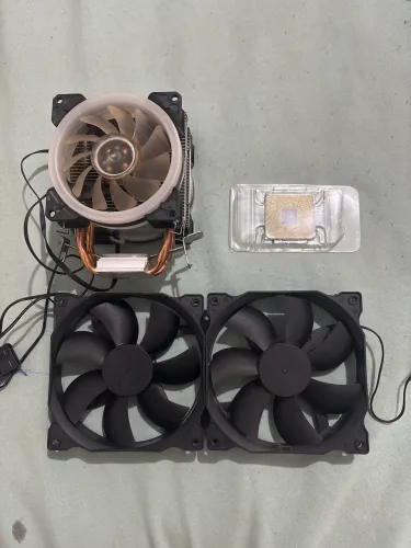 Processador 5 2400ge + Cooler universal + 2 ventoinha + Mausepad