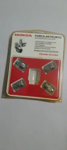 Porcas Antifurto Rodas Honda Original (Incompleto-Sem chave)