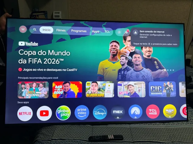 Smart TV TCL 55 Polegadas QLED 4K C655 WiFi