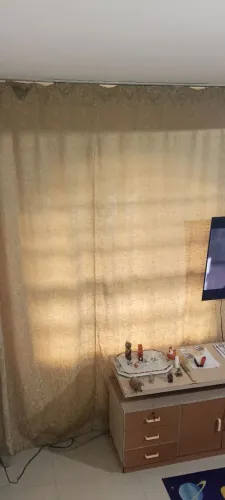 Cortina tecido brocado de primeira linha