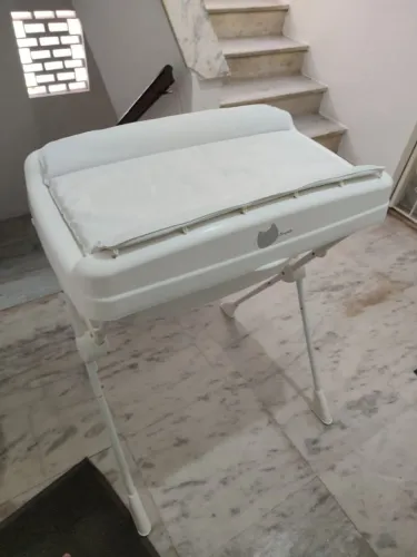 Banheira de Bebê Burigotto Millenia+ Branca com Trocador