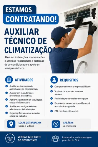 Auxiliar Técnico de Climatização