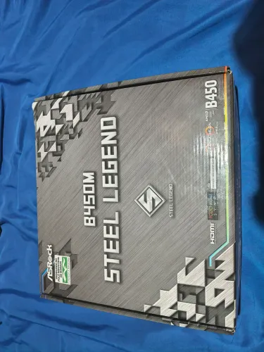 Placa mãe b450m steel legend