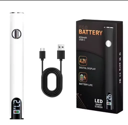 Caneta solda rosca 510 recarregável usb