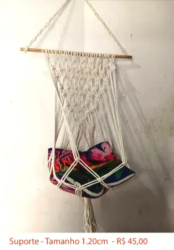 Suportes e bolsas de Macramê - Preço nos produtos