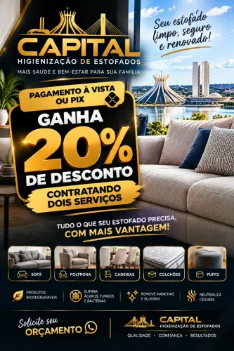 Limpeza sofá