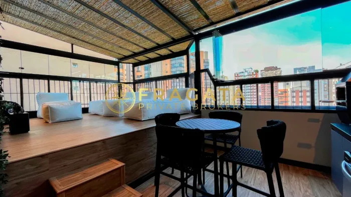 Cobertura à venda em Perdizes com 130m², 2 suítes, área gourmet completa e alto padrão em