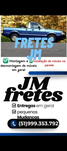 Fretes e montagem de móveis